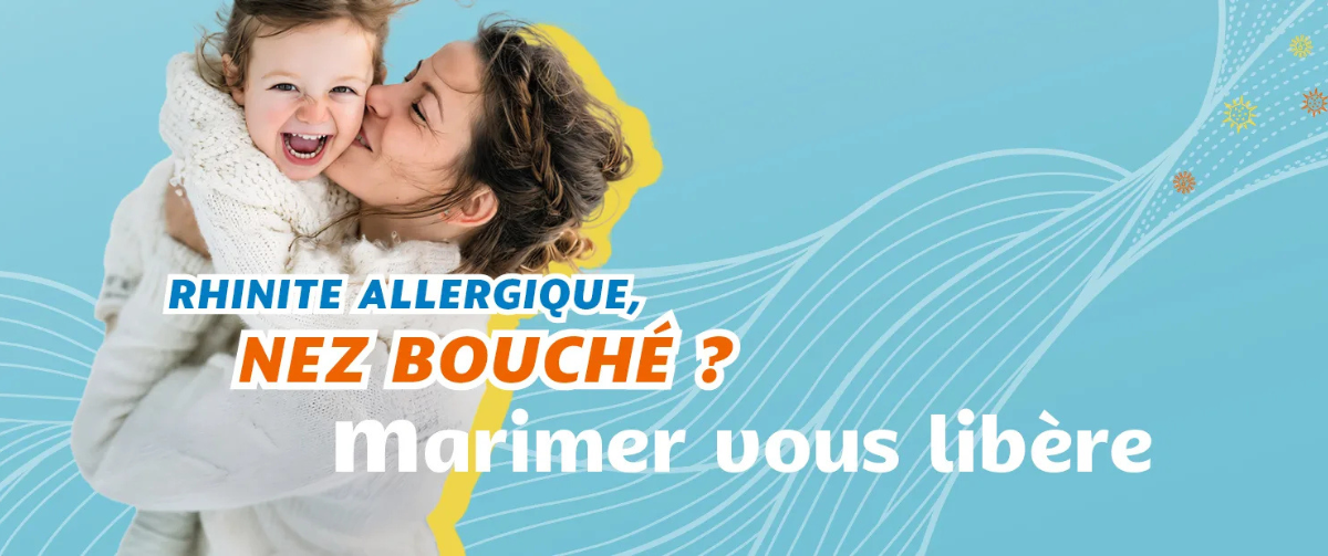 Spray à l'eau de mer pour l'hygiène nasale